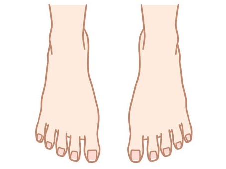 足の爪画像